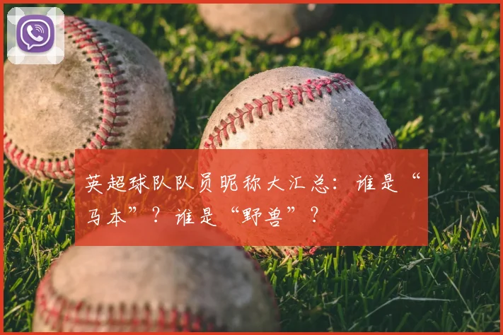 英超球队队员昵称大汇总：谁是“马本”？谁是“野兽”？